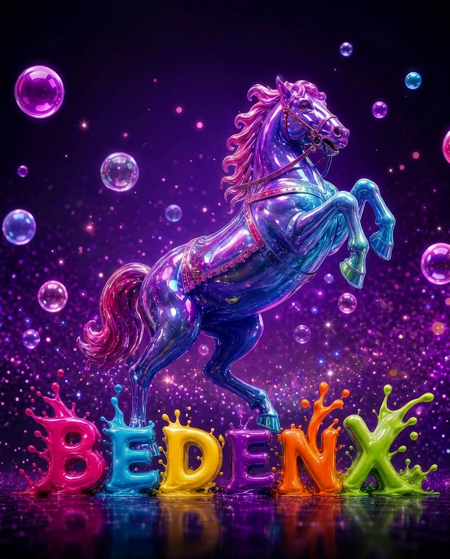 BEDENX — vibrant 3D statue artwork